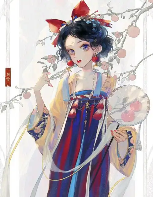 古风版迪士尼公主,艾莎也太漂亮了,茉莉最适合华贵风