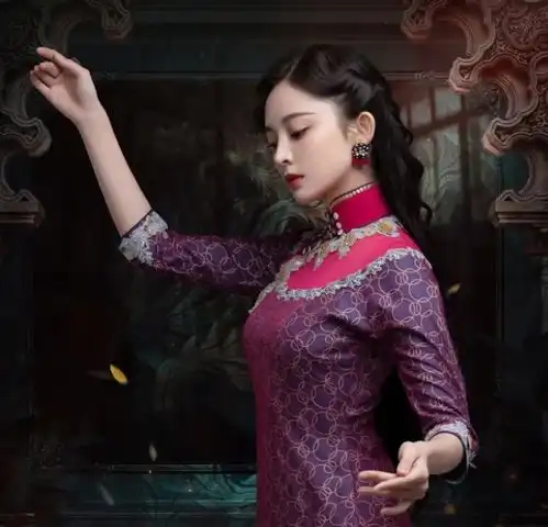 古力娜扎新戏剧照也穿旗袍,但她穿的旗袍和景甜司藤里没得比