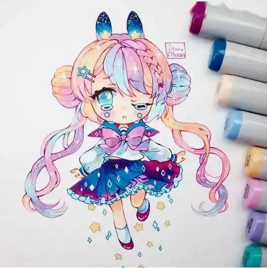 马克笔手绘真是神仙级画风,真的是不爱也不行啊