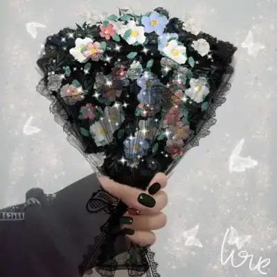 暗黑系黑色背景微丧我真的女生头像我要个性网