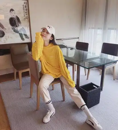 明星私服穿搭,可盐可甜,属于秋冬日的小时尚