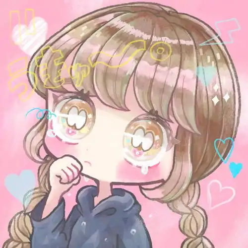 大眼睛可爱少女头像萌系画风
