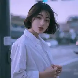 特别好看的白色系女生头像早秋