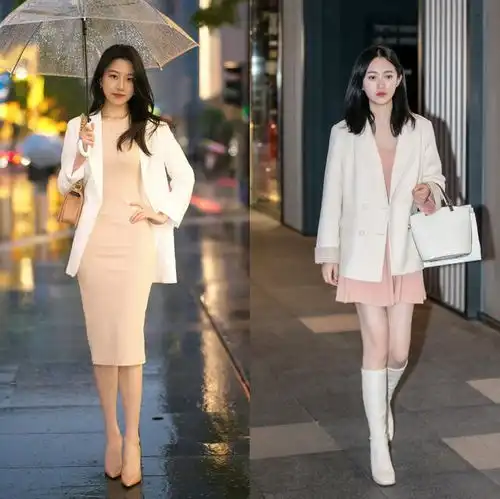 如何把白色西装穿出高级感以下这几种配色方案,气质又耐看