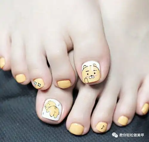 卡通美甲,很萌很可爱