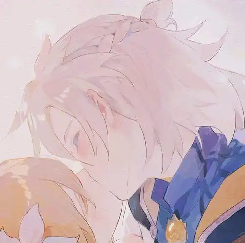 男生头像白色系清新动漫