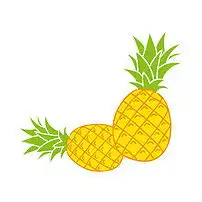 菠萝卡通图案插画图片素材ai模板下载0.31mb其他大全标志丨符号