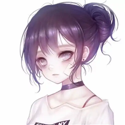 手绘头像从前认为温柔的人才懂爱,后来发现爱着的人才温柔