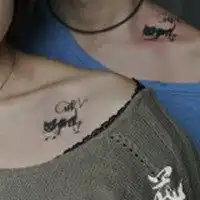 黑色系情侣头像纹身有霸气范微信头像图片大全