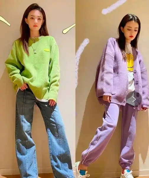 同是90后小花,徐璐胡冰卿一个甜美一个盐系,穿搭风格更是不同