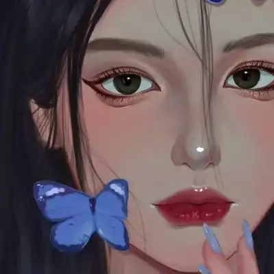 手绘动漫优质温柔女头无法阻止女生头像我要个性网