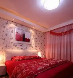 粉色系双人头像婚房