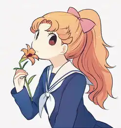 萌萌哒治愈系小清新手绘美少女战士头像壁纸