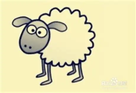 教你简笔画小羊肖恩