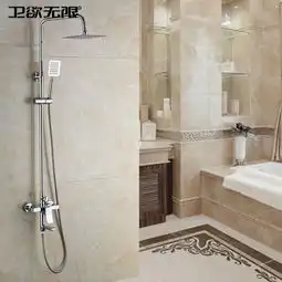 卫欲无限新款全铜淋浴花洒套装加重龙头体加大增压顶喷方形顶喷j5877图片大全邮乐官方网站