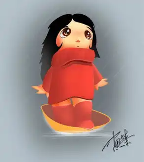 教你鼠绘可爱卡通女孩