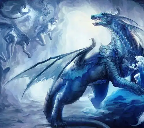 关于龙的霸气酷帅卡通头像