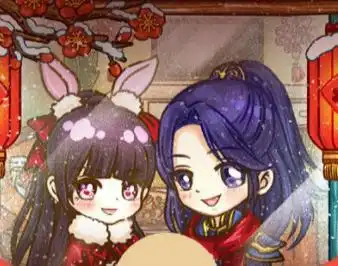 斗罗大陆新春贺岁图释出,小舞一身红衣现身,有古风的味道啦