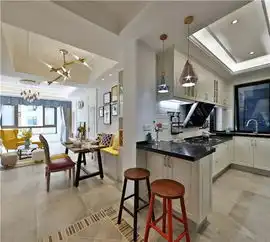 120平暖色系地中海,个性活力之家