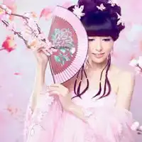 古风真人头像拿扇子古风清新女子拿扇子头像