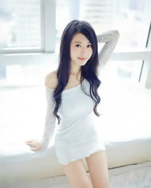 美女摄影纯白色的回忆