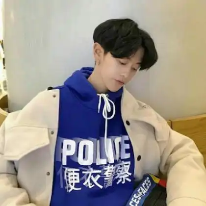 红色系男生头像过年小哥