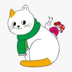 卡通矢量猫咪蜗牛图片素材其他格式下载动漫人物大全