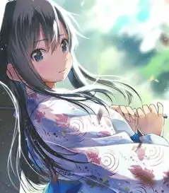 二次元和风美图华丽少女系列,小鸟依人,千姿百态的小姐姐真是太棒了