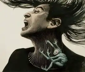 有点恐怖的插画