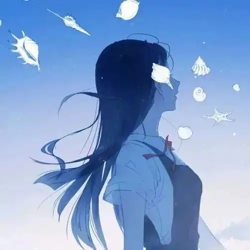 蓝色系列头像,真的巨好看
