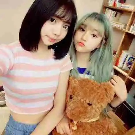 女头像真人图片短发