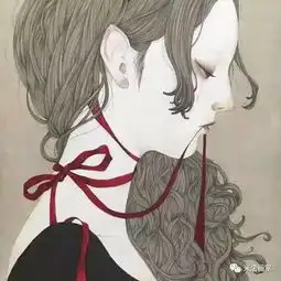 她的铅笔插画只为了女生