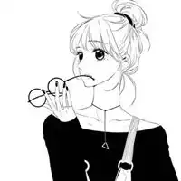 简约系头像女生黑白