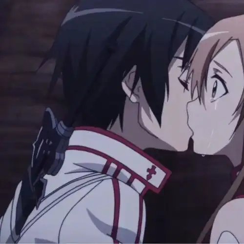 头像黑色系动漫小众情侣