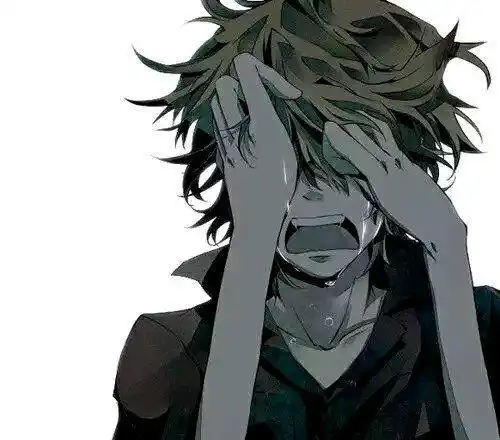 笑着哭动漫头像男