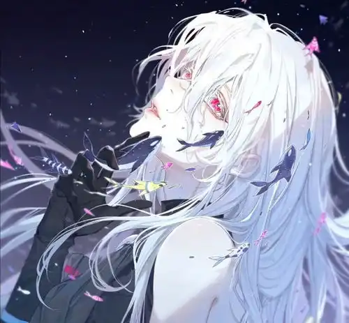 女生动漫头像我从不觉得自己孤独,浪漫点来说我完全自由