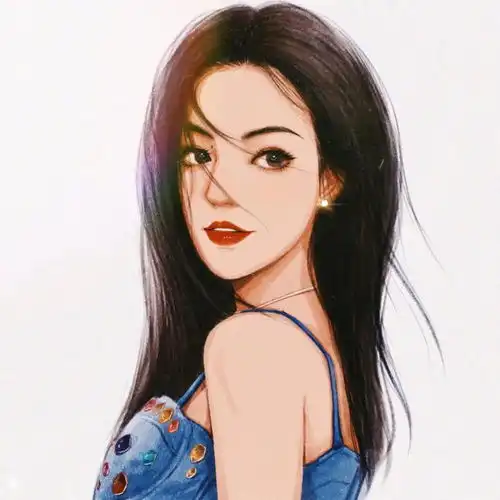 小红书头像女生动漫青花