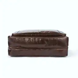 小童马真皮男包复古纯色男士单肩手提包头层牛皮公文包邮差包男