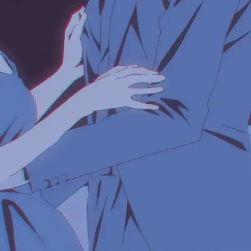 黑色系高级情侣头像卡通