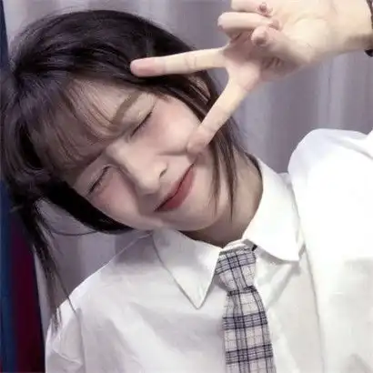 女生头像清新甜美可爱,青春是靠自己努力的