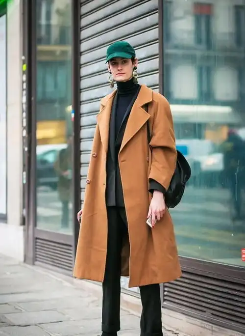 土色系头像大衣