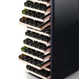 维诺卡夫cwc85a压缩机恒温红酒柜配挂杯架展示层架科技银冰柜产品图片4