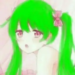 绿色系动漫女头