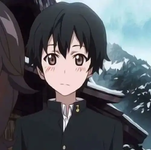 动漫情侣头像你是我每日的快乐