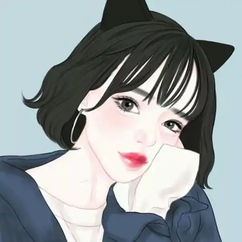 简约头像男生手绘头像系