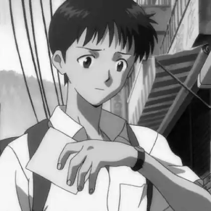 卡通男生头像伤感图片,有几张黑白色也有彩色的