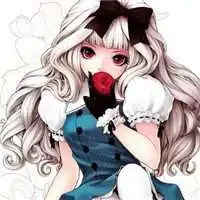 动漫图片白发女生头像微信头像图片大全