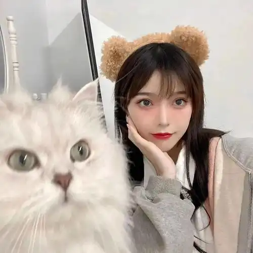 头像图片丨女生头像丨可爱的猫系女头1214