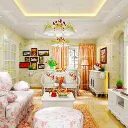 欧式大户型橱柜纯美的炫白厨房效果图