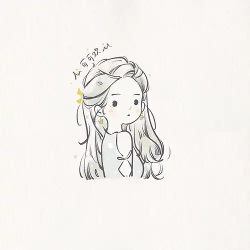 人物插画系列复古小头像